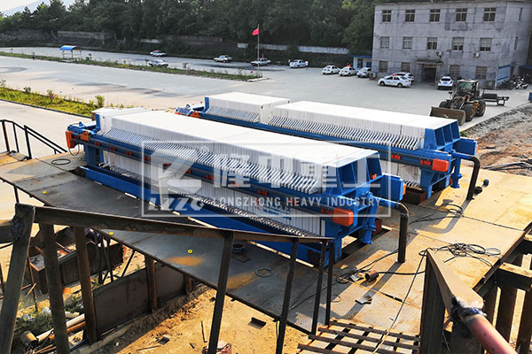 成套洗沙板框壓濾機設備產量有多大？