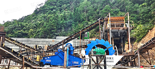 水洗砂生產線方案配置，要求兩月加工六萬噸石料，石子沙子都要